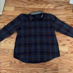 Long sleeve plaid button down
